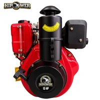 Motor Diésel 13HP 3600RPM Eje de 1 Pulgada Cuña-Rosca Hipower