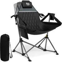 Silla Plegable de Camping Tipo Hamaca Acero Ajustable Timber Ridge