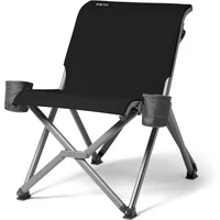 Silla de Camping Plegable Negra YETI Trailhead Resistente con Bolsa de Transporte