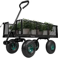 Carretilla Taifa 399 kg Acero Jardín 2 en 1 Plegable