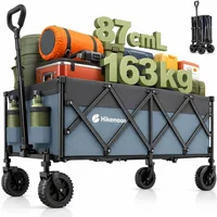 Carretilla Hikemoon 163 kg Metal Plegable Extra Largo