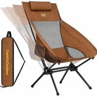 Silla Mecedora de Camping Aluminio Ultraligera Compacta Portátil Fanttikoutdoor