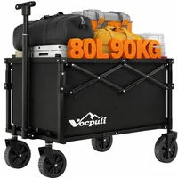 Carretilla Vocpuli 90 kg Acero Plegable Compacta Portátil