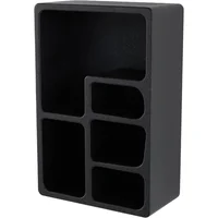 Repisa flotante de madera negro 40,1 x 20,4 x 60,1 cm DECO SEVENTY-NINE