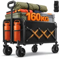 Carretilla Micieitie 163 kg Acero Plegable Compacta Portátil