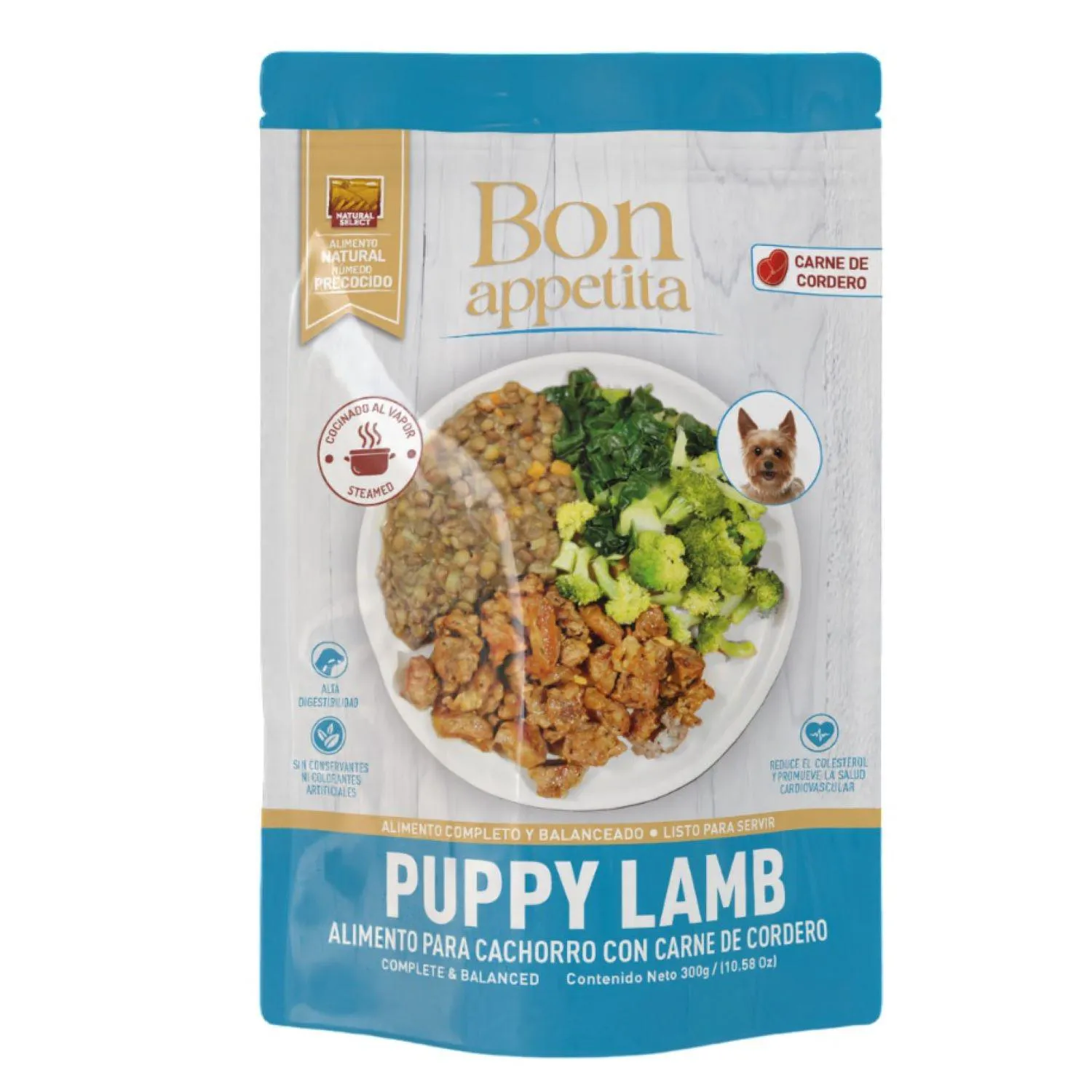 Comida Húmeda Para Perro Bon Appetita Cachorro Cordero 300 G