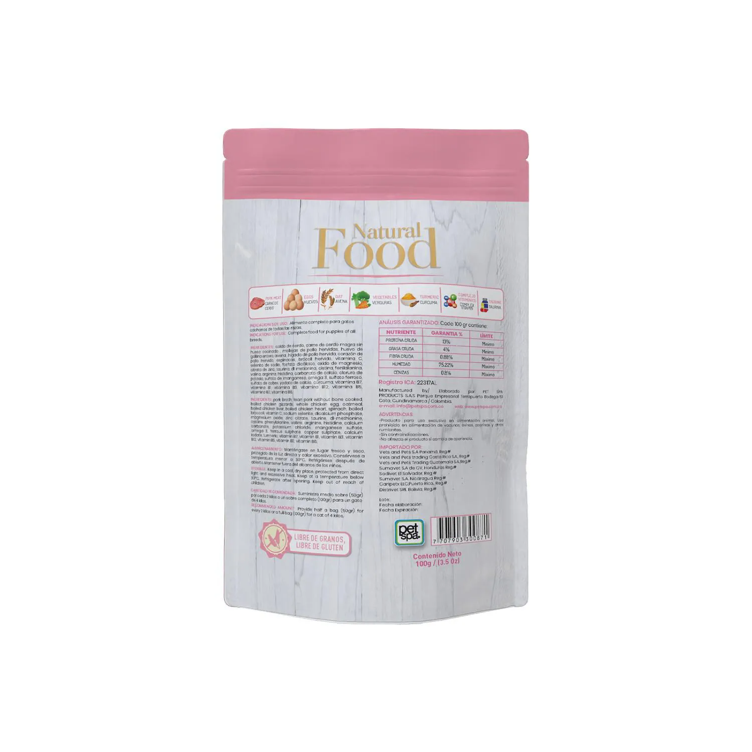 Alimento Humedo Para Gato Bon Appetita Cachorro Cerdo 100 G