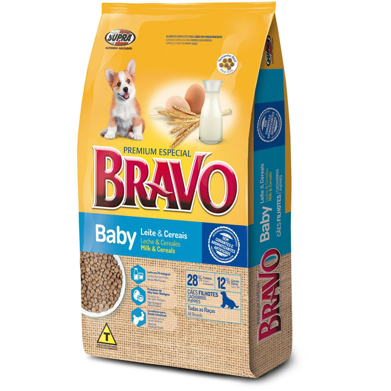 Comida Seca Para Perro Bravo Baby Sc X 10.1 Kg