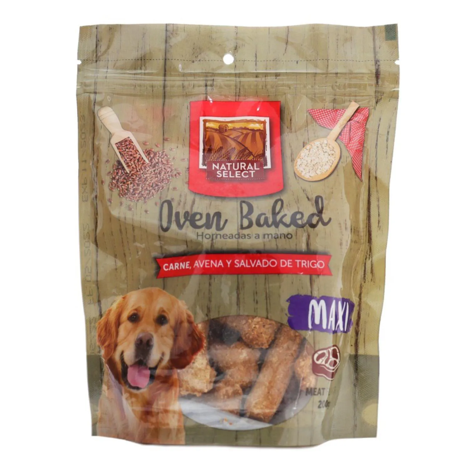 Snack Natural Select Dog Biscuit Maxi x 200 Gr