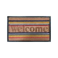 Felpudo Cuadros Multicolor 40x60 cm 01 Setx2 Unidades
