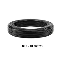 Cable N12 Negro Rollo x 10 Metros