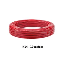Cable N14 Rojo Rollo x 10 Metros