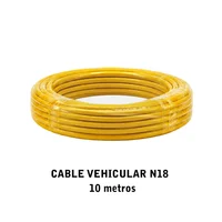 Cable Vehicular Awm Flexible N18 105°c Rollo 10 Metros