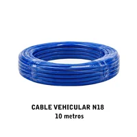 Cable Vehicular Awm Flexible N18 105°c Rollo 10 Metros