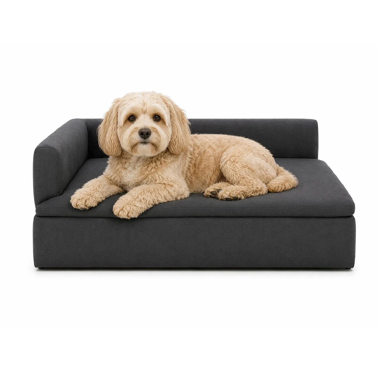 Sofá Baúl Pet Hasta 30kg 30x70x42cm Gris 3