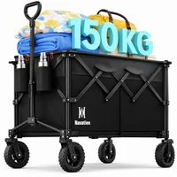 Carretilla Navatiee 150 kg Acero Plegable Todo Terreno Compacta