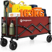 Carretilla Originsure 163 kg Acero Plegable Compacta Ligera
