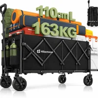 Carretilla Hikemoon 163 kg Metal Plegable Extra Largo Compacta