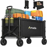 Carretilla Amada 100 kg Acero Plegable Compacta Expandible