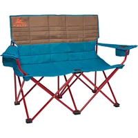 Silla Plegable de Camping Doble Acero Acolchada con Portavasos Kelty