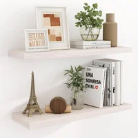 Repisa flotante de madera de ingeniería brich 59,9 x 23,6 x 3,8 cm Fun Memories
