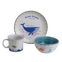 Set de Desayuno 280ml Ocean Friends Corona