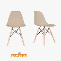 Set X2 Silla Comedor Arena Eames Bonno