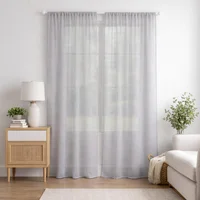 Cortina Visillo Velo Casatua 2 Paños de 135cm x 220 cm