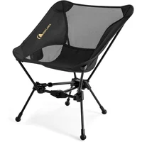 Silla Plegable de Camping Ultraligera en Aluminio Compacta MOON LENCE