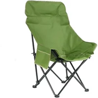 Silla Plegable de Camping en Aluminio con Respaldo Alto Compacta TOSAMC