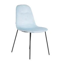 Silla Comedor Moderna Wamika Azul Claro 44x46x85 cm