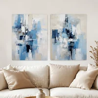 Díptico Abstracto Boreal. 70x50cms