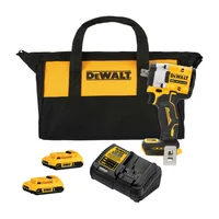 Llave Impacto Sin Escobillas 20v de 1/2" con cargador 2 Baterias (2Ah) + Cargador Dewalt