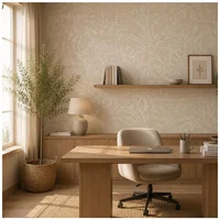 Papel Colgadura Ramas Jade 53 cm x 10 m