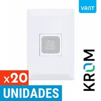 Zumbador 110V Blanco Vant Set X 20 Unidades