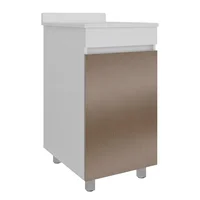 Mueble Lavadero Vimo (1c) Blanco Marquez+ambar/blanco 85x45x58.5 cm Just Home Collection