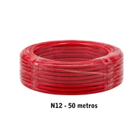 Cable N12 Rojo Rollo x 50 Metros