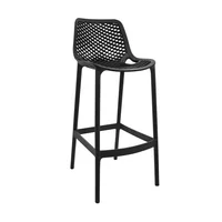 Butaco Bar Negro 75cm Berlin Bonno
