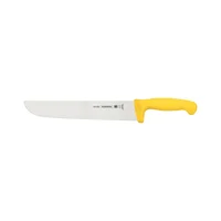 Cuchillo 10 pulgadas para Carne Tramontina Profesional Amarillo en Acero Inoxidable y Mango en Polipropileno Set X 12 Unidades