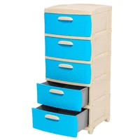 Cajonero 5 N Beige - Azul