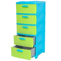 Cajonero 5 N Azul - Verde