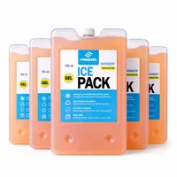 Kit x 5 Pila Frío 750ml 2°c a 8°c Sustituto Hielo Seco