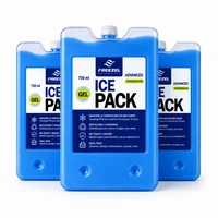 Kit x 3 Pila Frío 750ml Congelados -18 -20°c Sustituto Hielo Seco