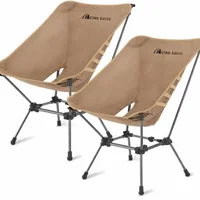 Silla Plegable de Camping de Aluminio Compacta Ultraligera Moon Lence