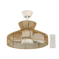 Ventilador de Techo Led 18" Dc 18w 120v 3000/400/6000k Control Remoto
