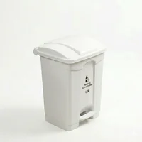 Caneca Pedal 68 Litros Blanco-Reciclable Aprovechable