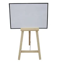 Pizarra Tablero Acrilico Liso Borrable 60x40 + Tripode Set X 5 Unidades