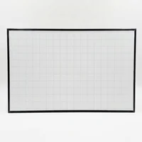 Pizarra Tablero Acrilico Cuadricula Borrable 80x60 Colgar Set X 5 Unidades