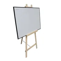 Pizarra Tablero Acrilico Cuadricula Borrable 60x40 + Tripode Set X 5 Unidades