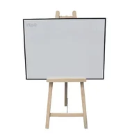 Pizarra Tablero Acrilico Cuadricula Borrable 80x60 + Tripode Set X 5 Unidades